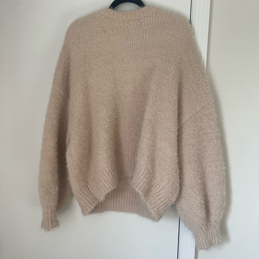 ZARA Eyelash Cream Sweater
